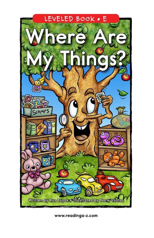 Where Are My Things绘本故事第2页