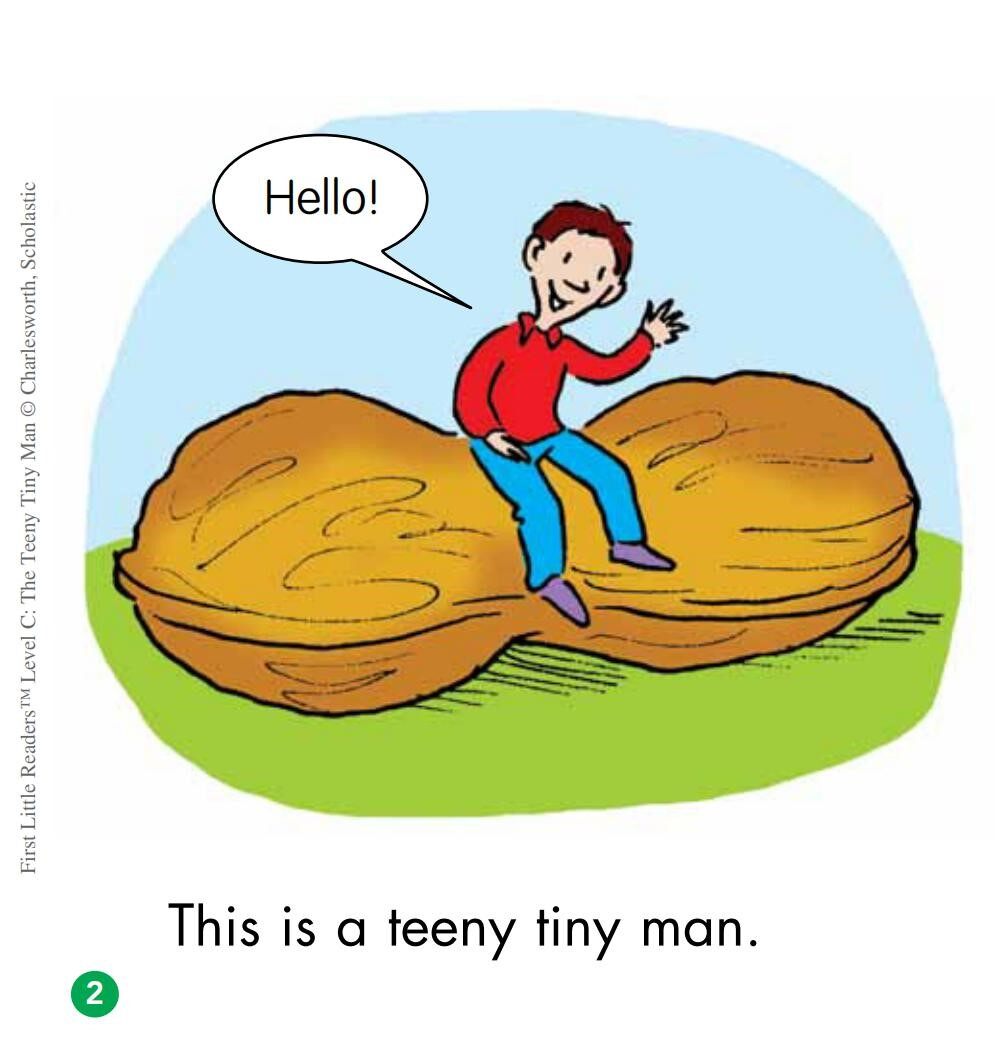 The Teeny Tiny Man绘本故事第3页