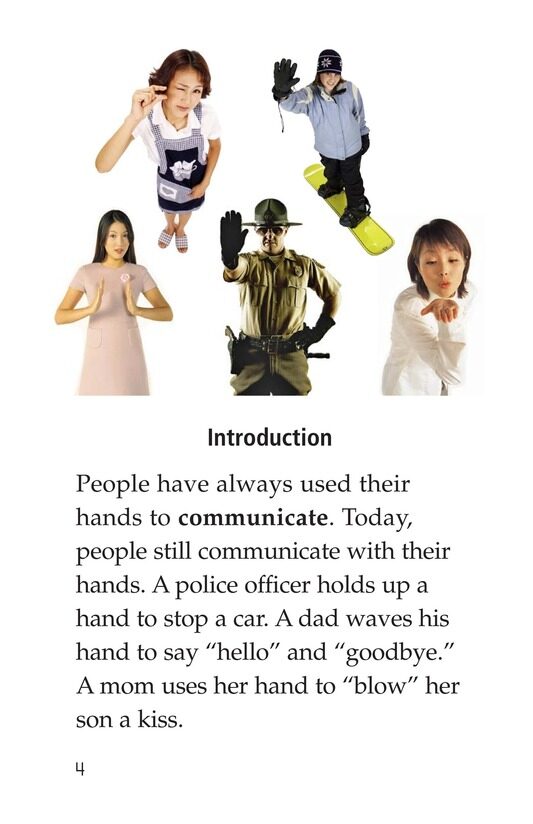 Sign Language and Hand Talk绘本故事第3页
