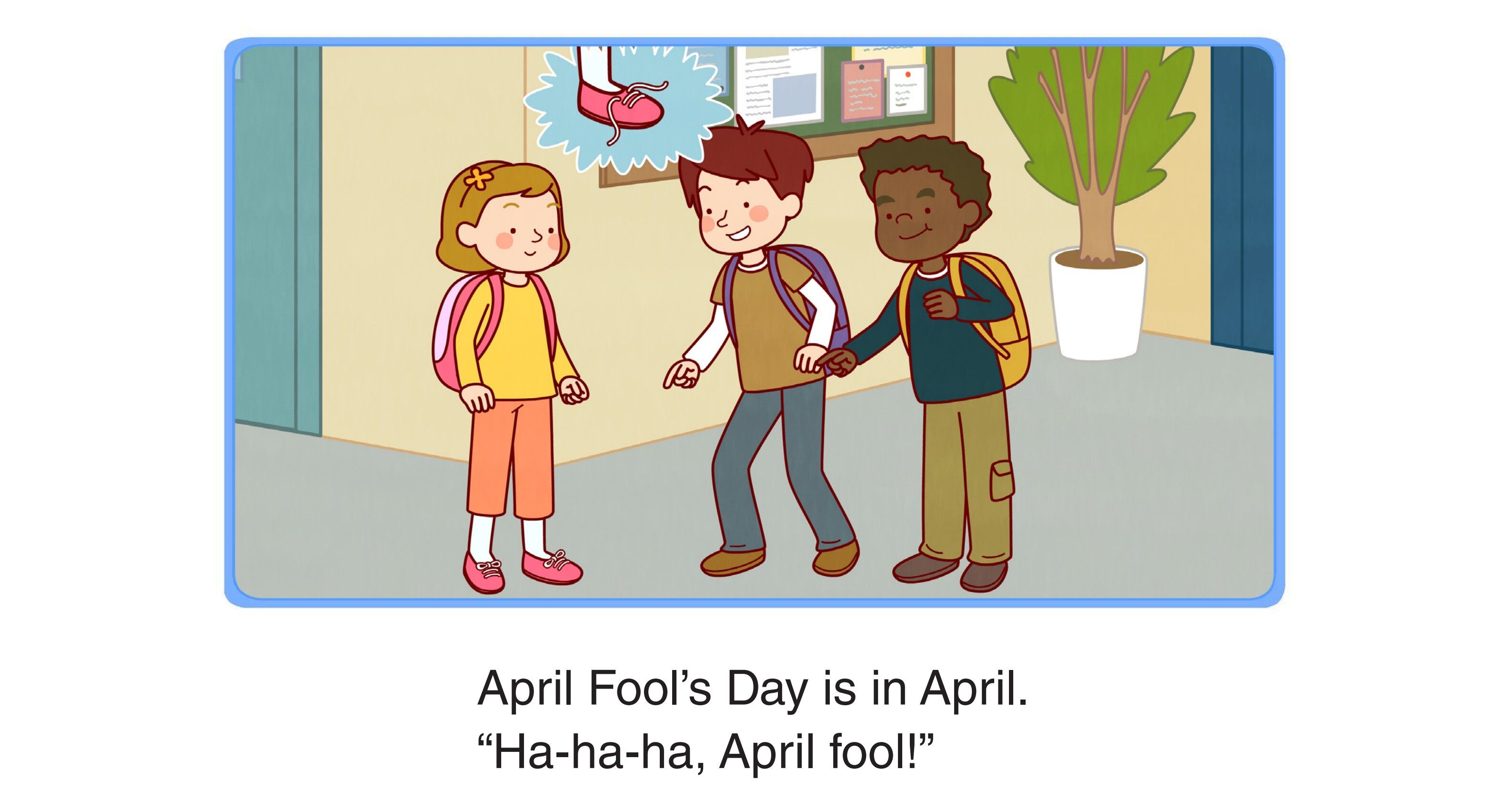 The Months of the Year绘本故事第5页