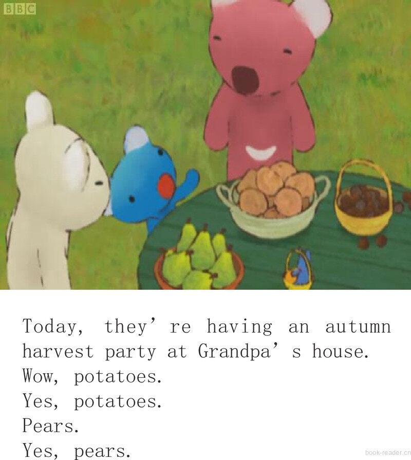 The Autumn Harvest Party绘本故事第3页