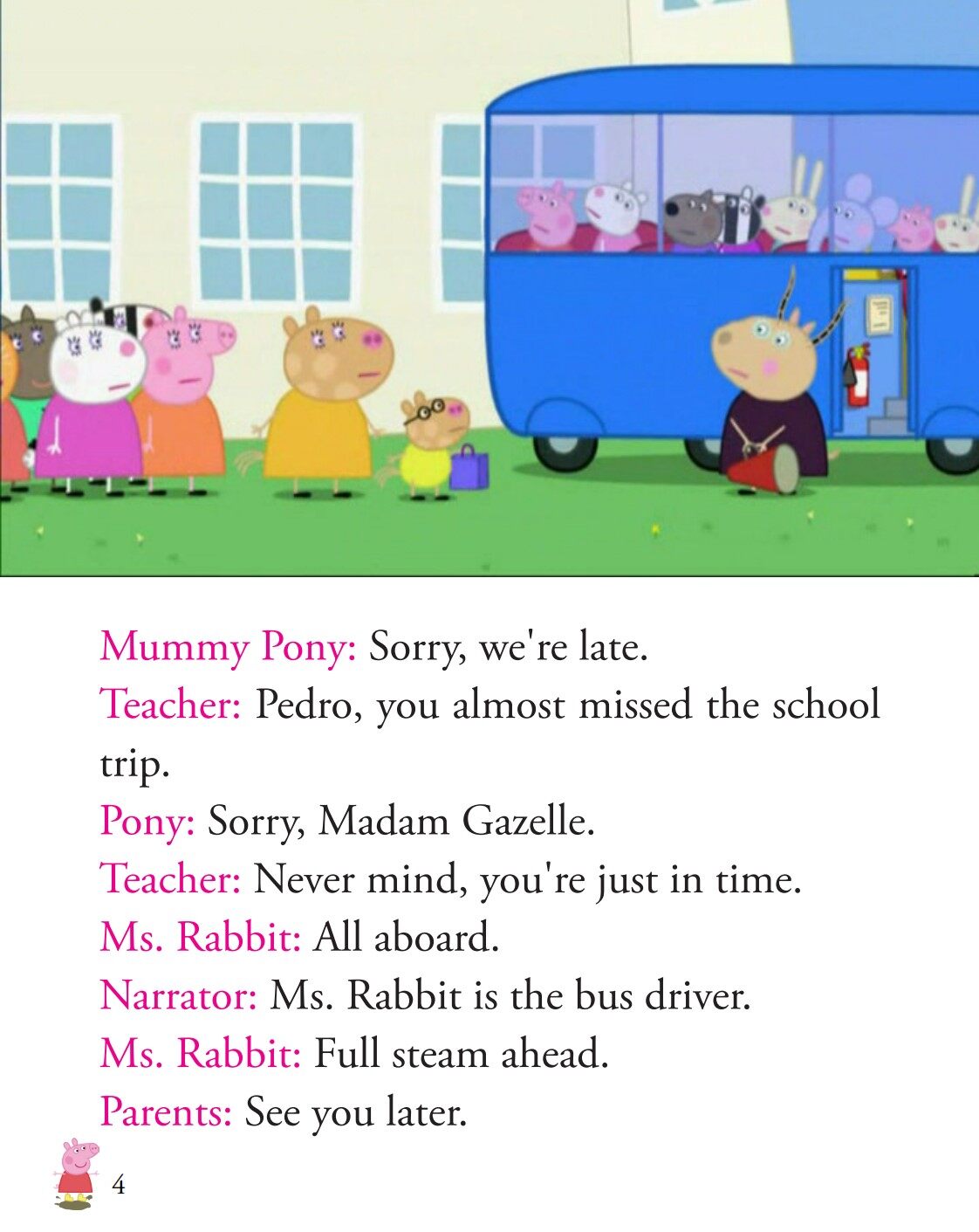 School Bus Trip绘本故事第5页