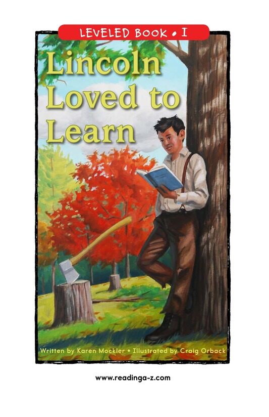 Lincoln Loved to Learn绘本故事第2页