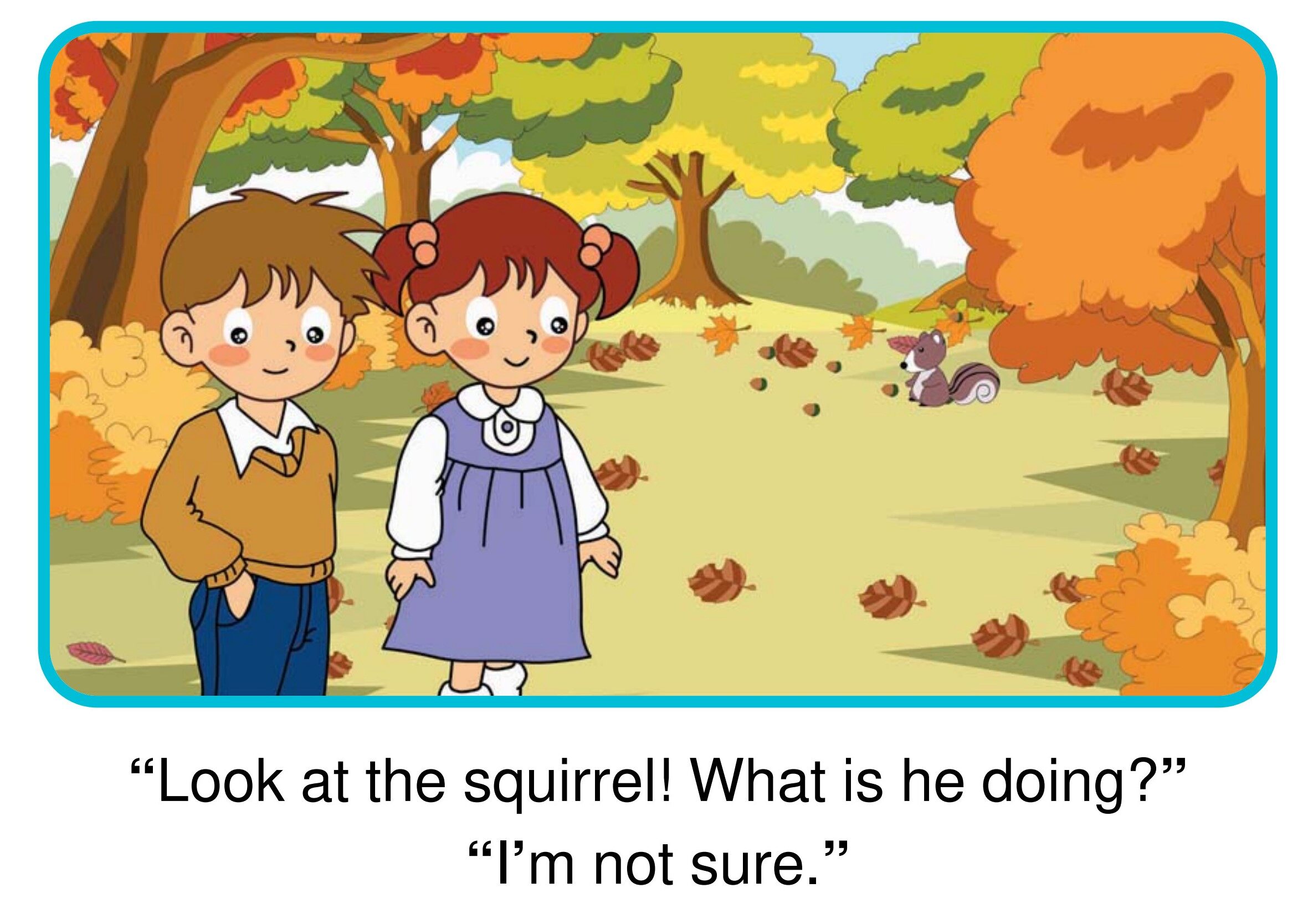 One Fall Day绘本故事第3页