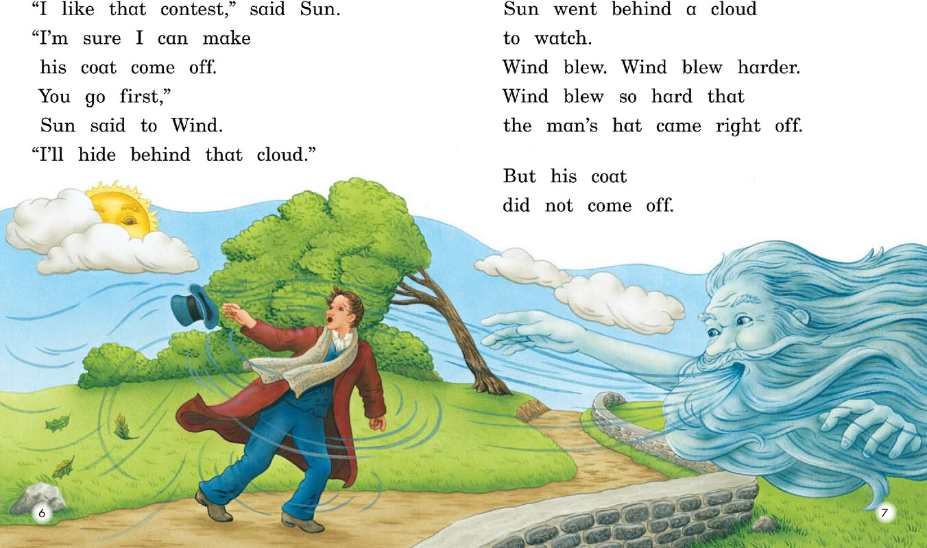 The Wind And The Sun绘本故事第5页