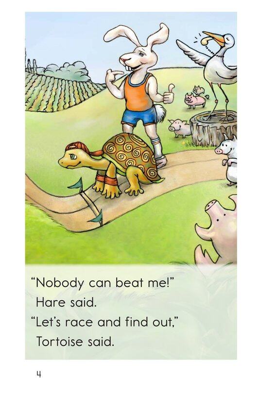 The Tortoise and the Hare绘本故事第4页