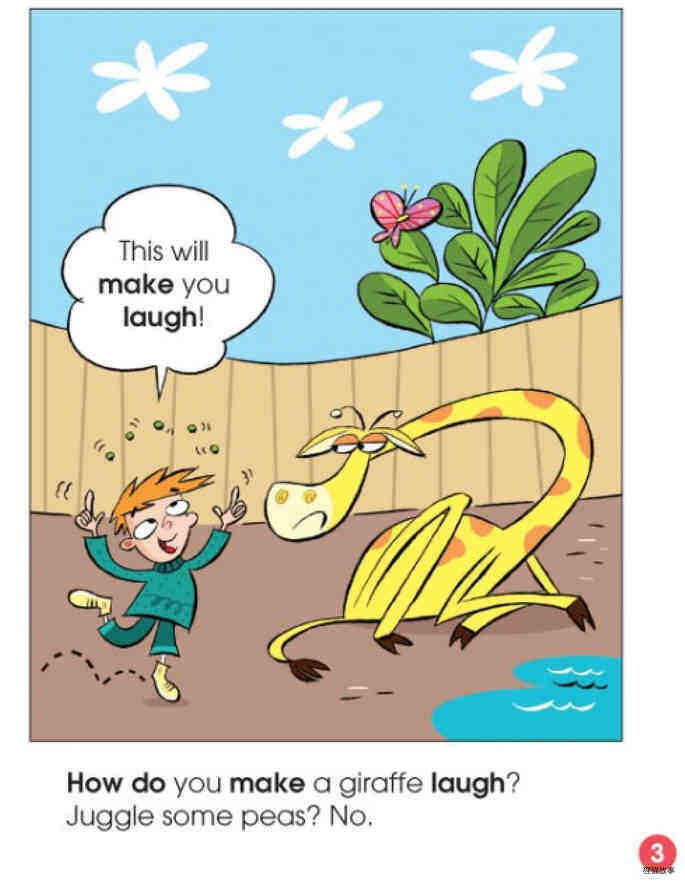 How Do You Make a Giraffe Laugh?绘本故事第3页
