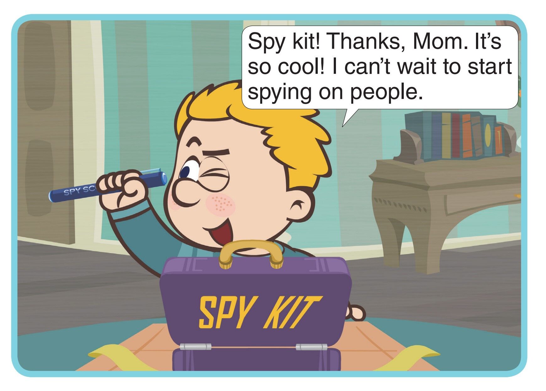 The Spy Kit绘本故事第5页