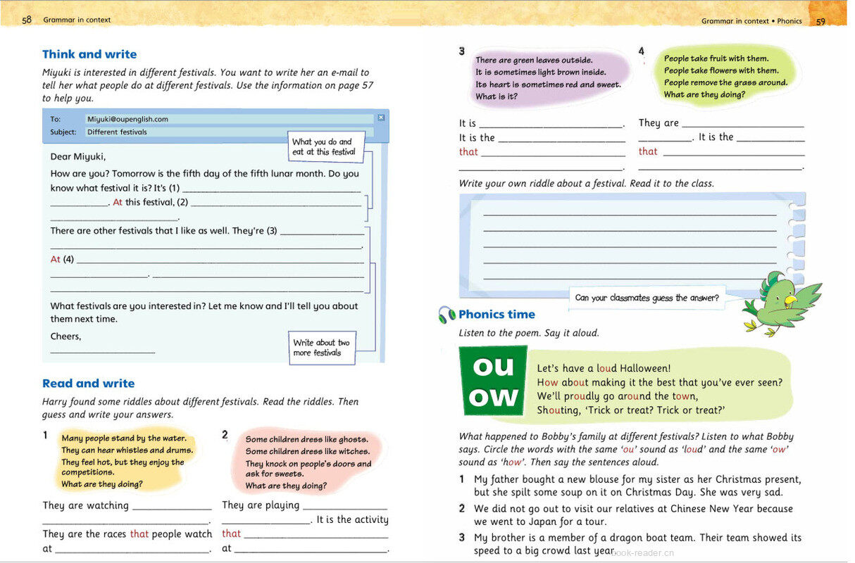 5B Unit 6 Different festivals绘本故事第5页