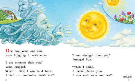 The Wind And The Sun绘本故事第3页