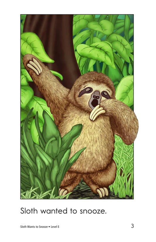 Sloth Wants to Snooze绘本故事第3页