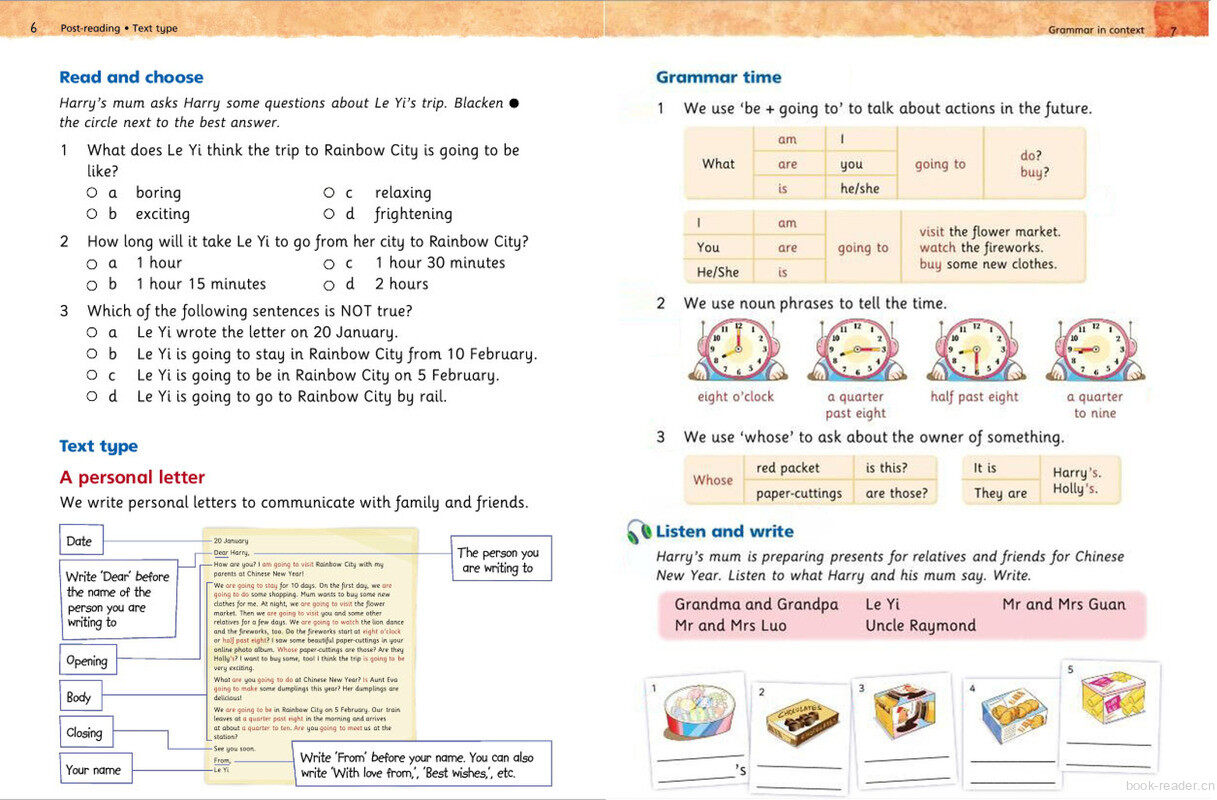 4B Unit 1 New Year fun绘本故事第4页