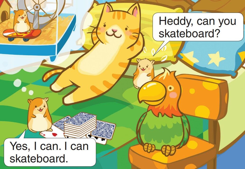 I Can  Skateboard绘本故事第4页
