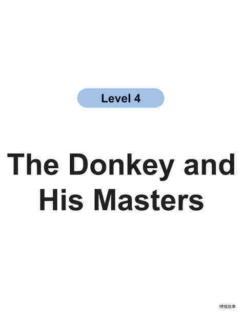 The Donkey and His Masters绘本故事第2页