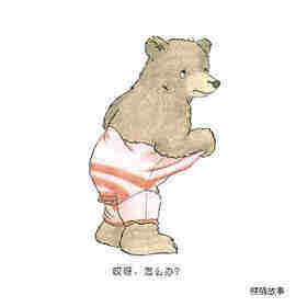 快乐的小熊——5 我会穿衣服绘本故事第3页