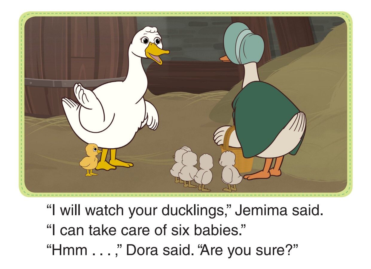 Jemima Takes Care of the Ducklings 2_More Babies绘本故事第4页