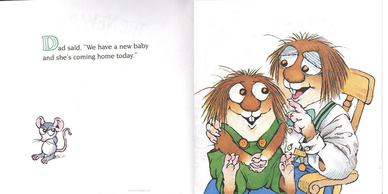 The New Baby绘本故事第3页
