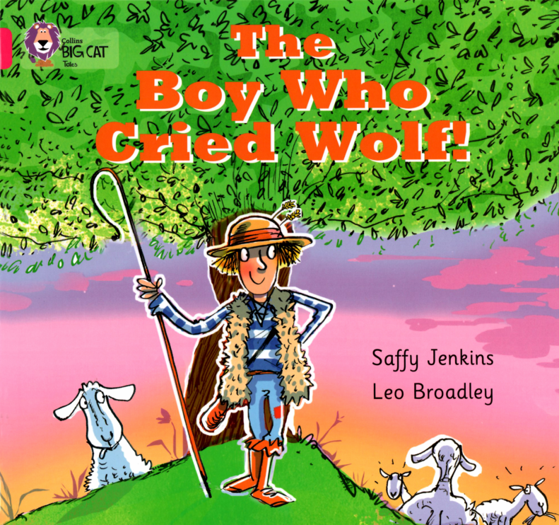 The Boy Who Cried Wolf!绘本故事第2页