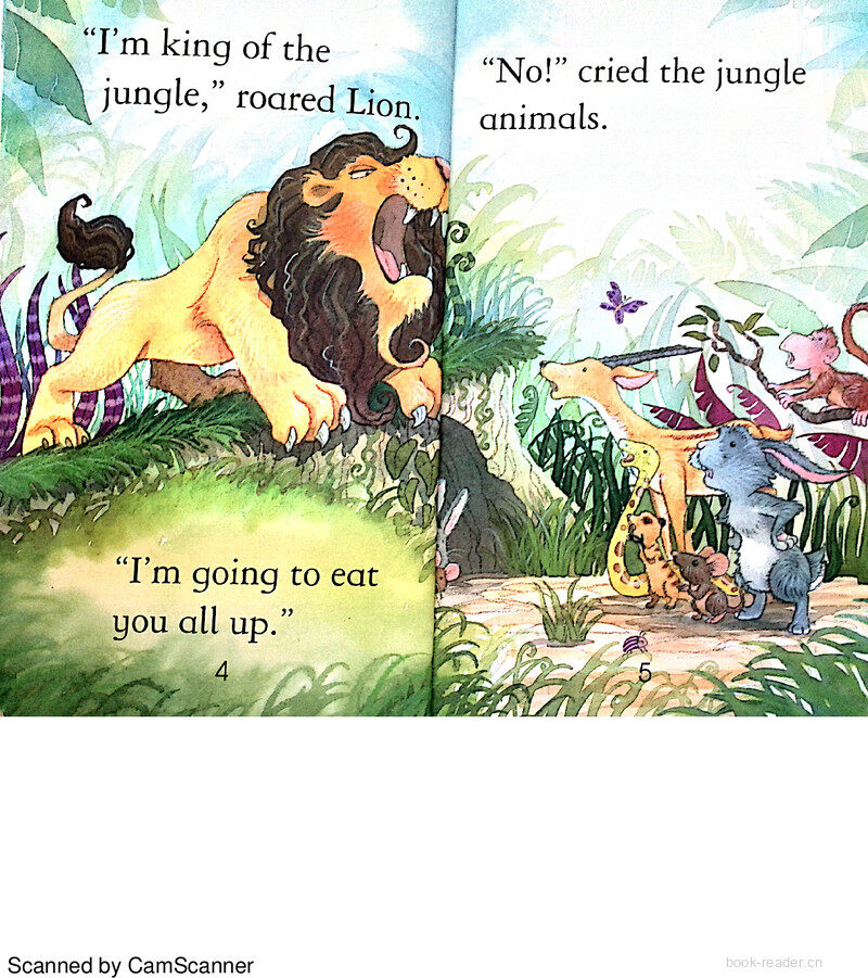 Clever Rabbit and the Lion绘本故事第4页