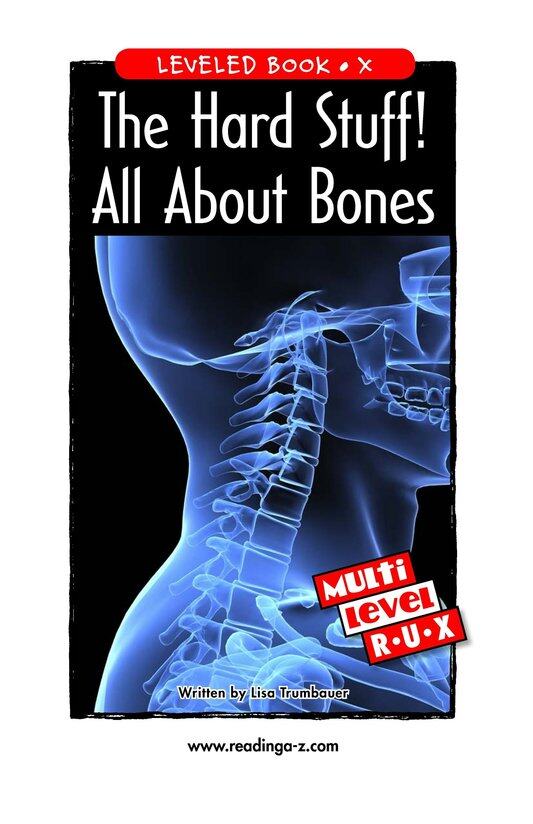 The Hard Stuff! All About Bones绘本故事第2页