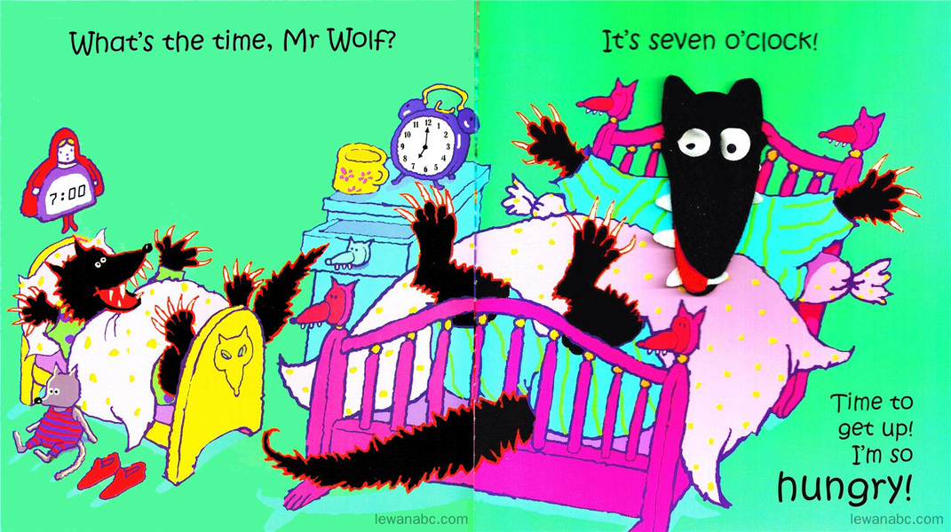 (41周)What's the Time,Mr. Wolf绘本故事第3页