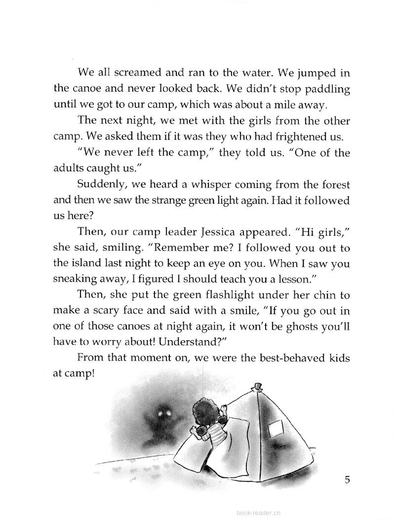 The Ghost of Summer Camp绘本故事第3页