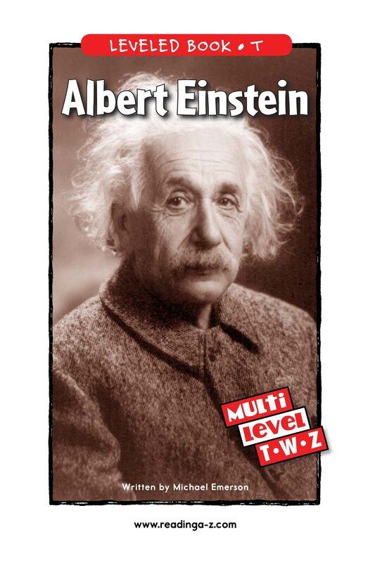 Albert Einstein绘本故事第2页