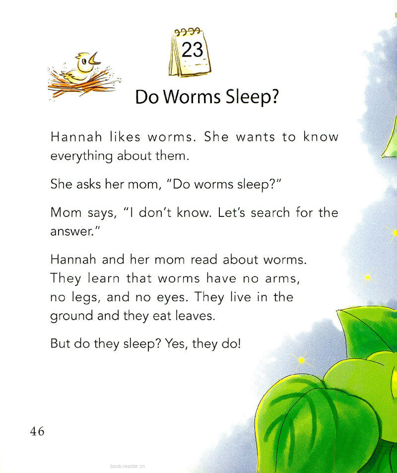 Do Worms Sleep?绘本故事第2页