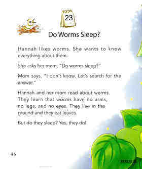 Do Worms Sleep?绘本故事第2页
