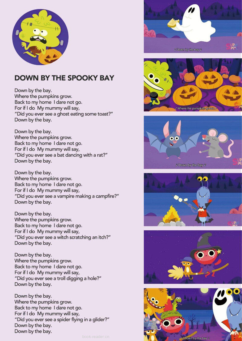 Down By The Spooky Bay绘本故事第2页