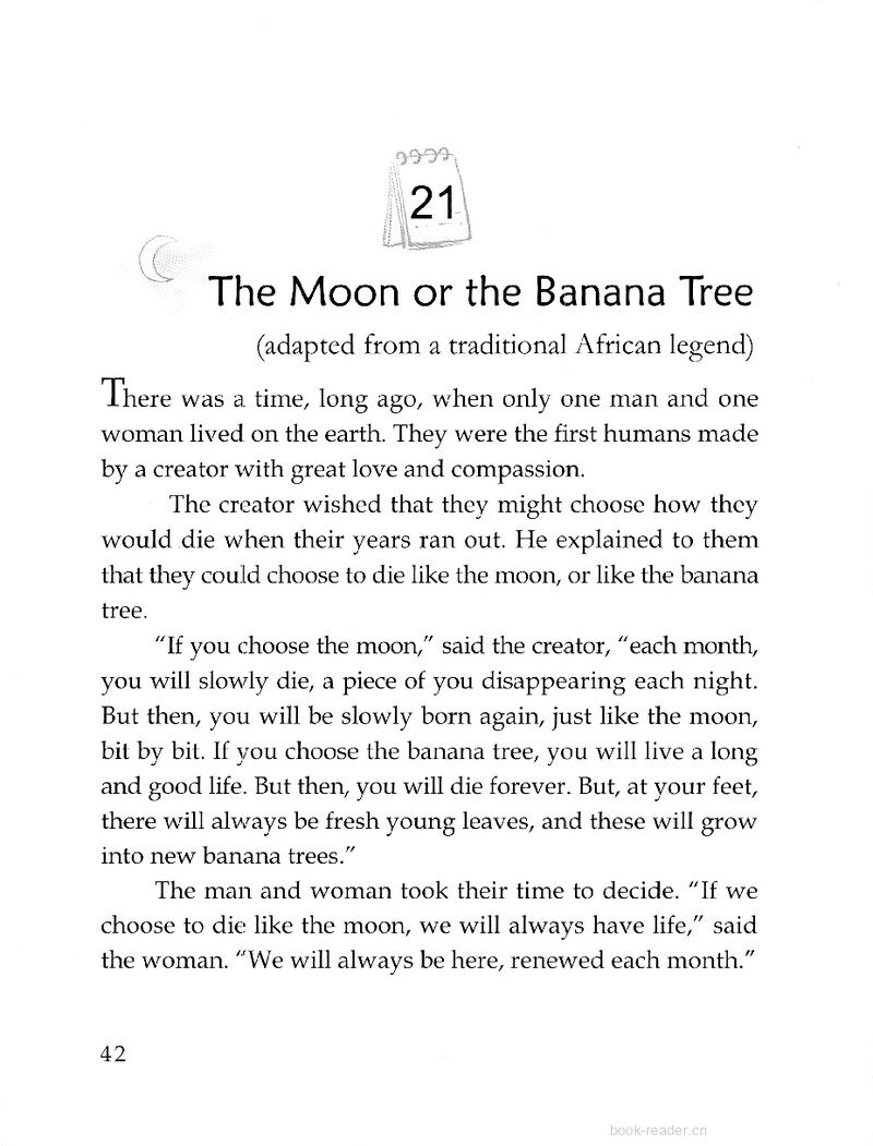 The Moon or the Banana Tree绘本故事第2页