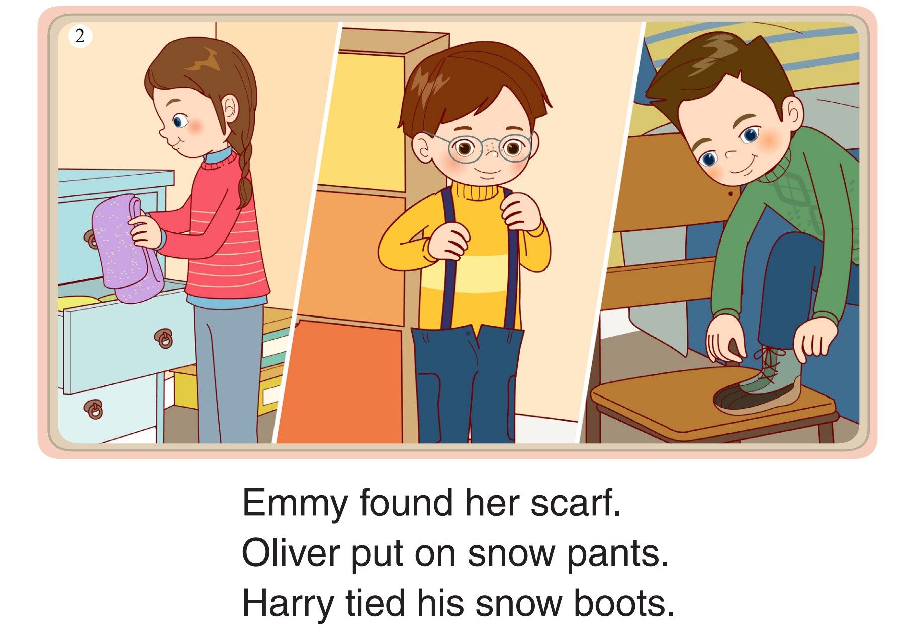 Sledding绘本故事第3页