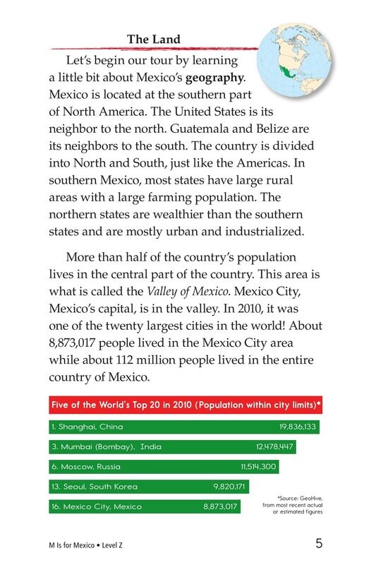 M Is for Mexico绘本故事第4页