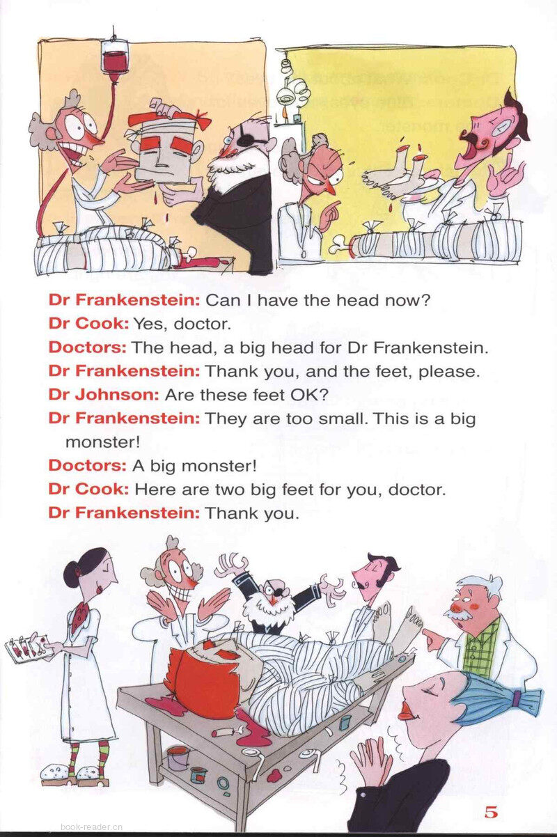 Frankenstein at School绘本故事第5页