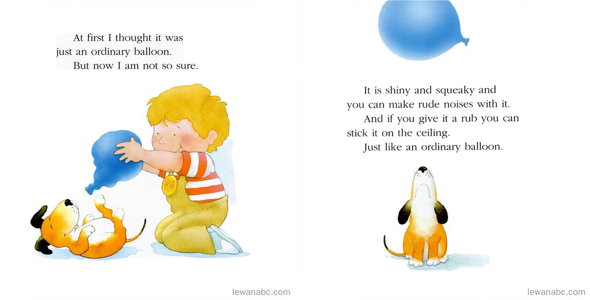 (48周)The Blue Balloon绘本故事第4页