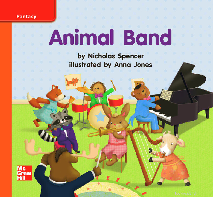 GK Approach U10W1 Animal Band绘本故事第2页