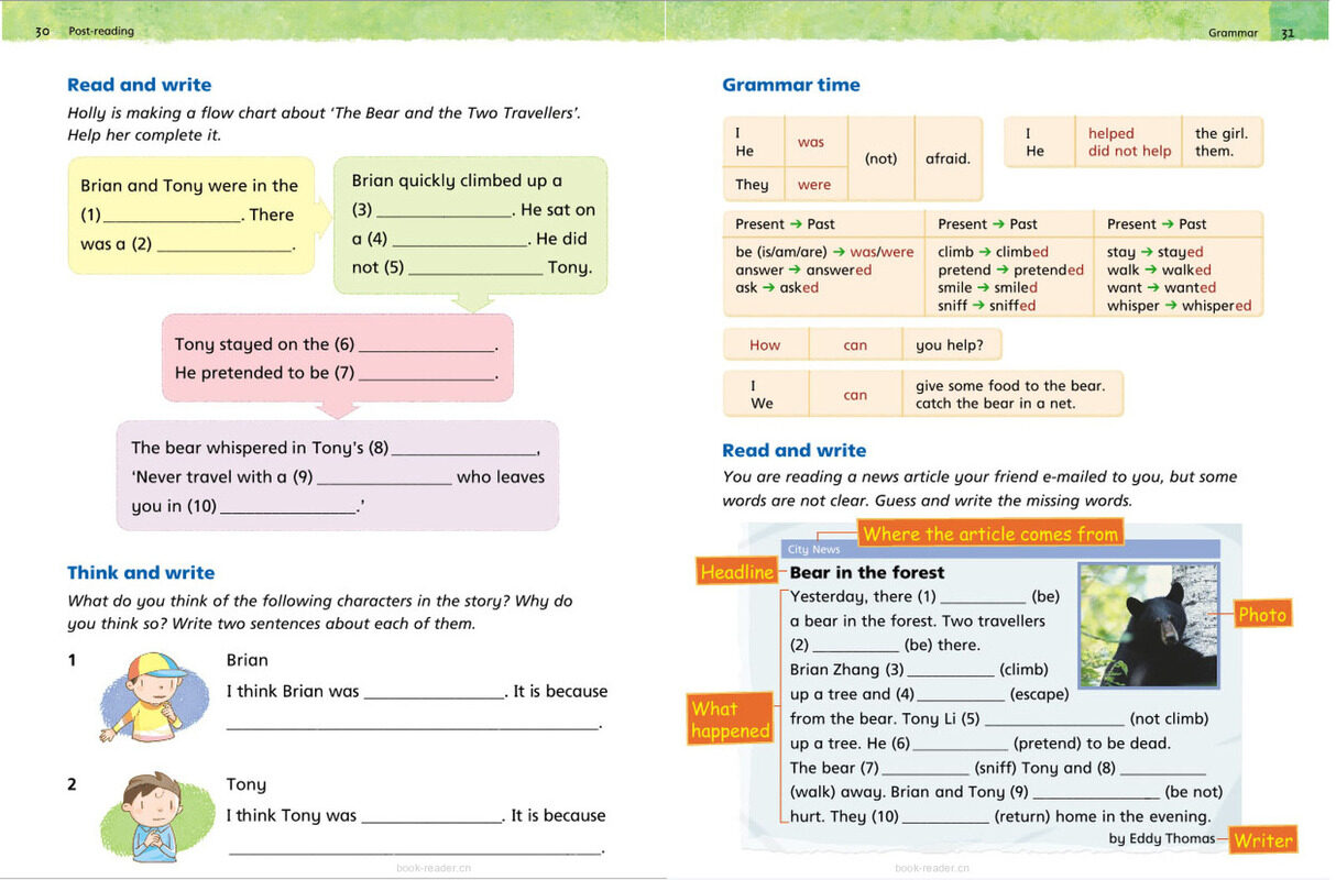3B Unit 4 How can you help?绘本故事第4页