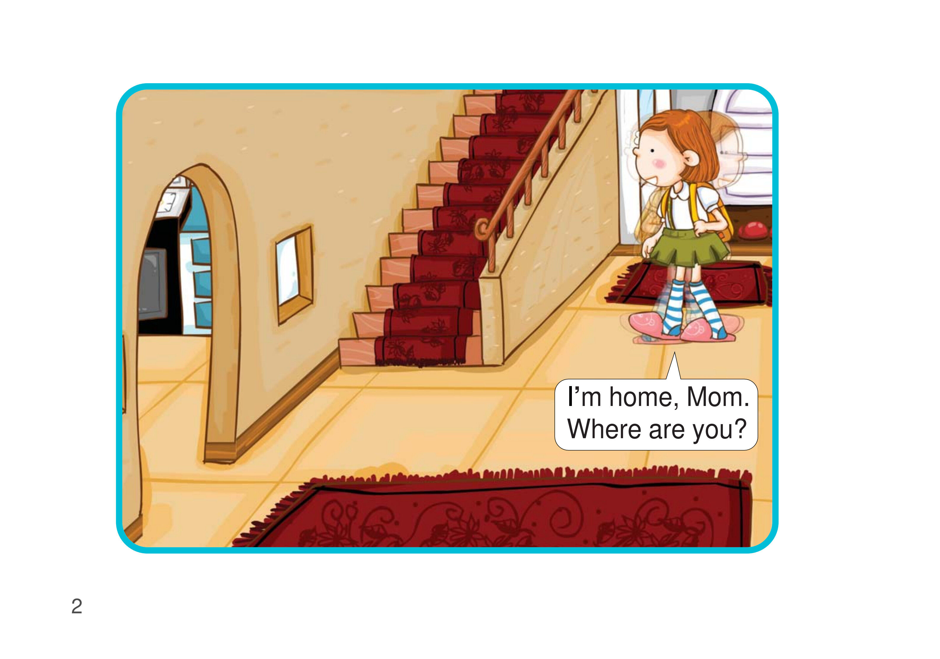 The First Day of School绘本故事第3页