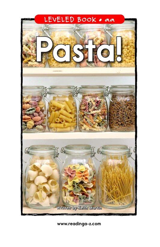 Pasta!绘本故事第2页