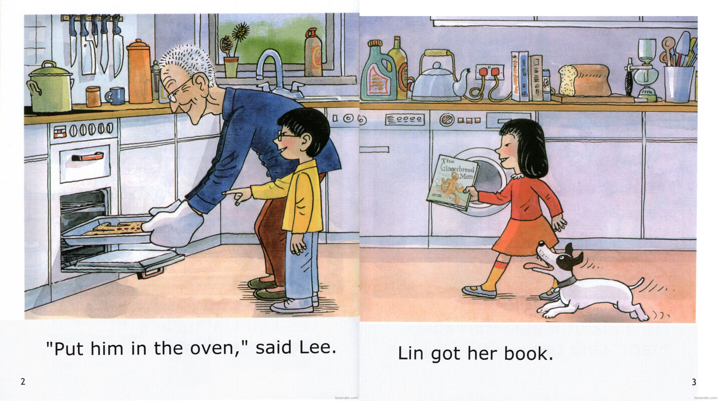 The New Gingerbread Man绘本故事第4页