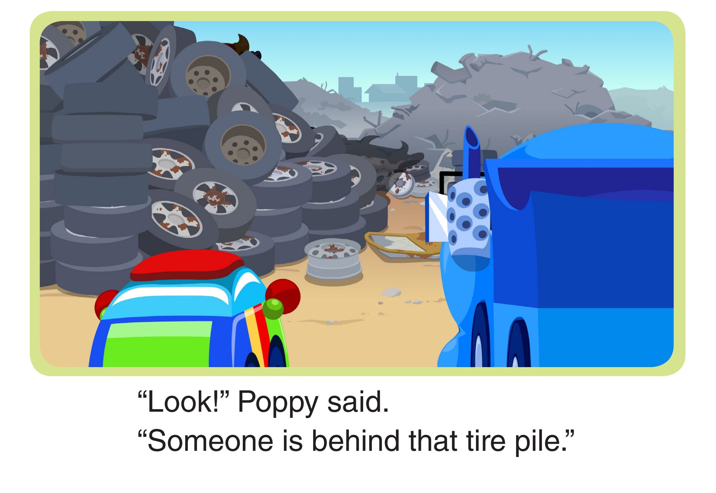 A Monster?绘本故事第4页