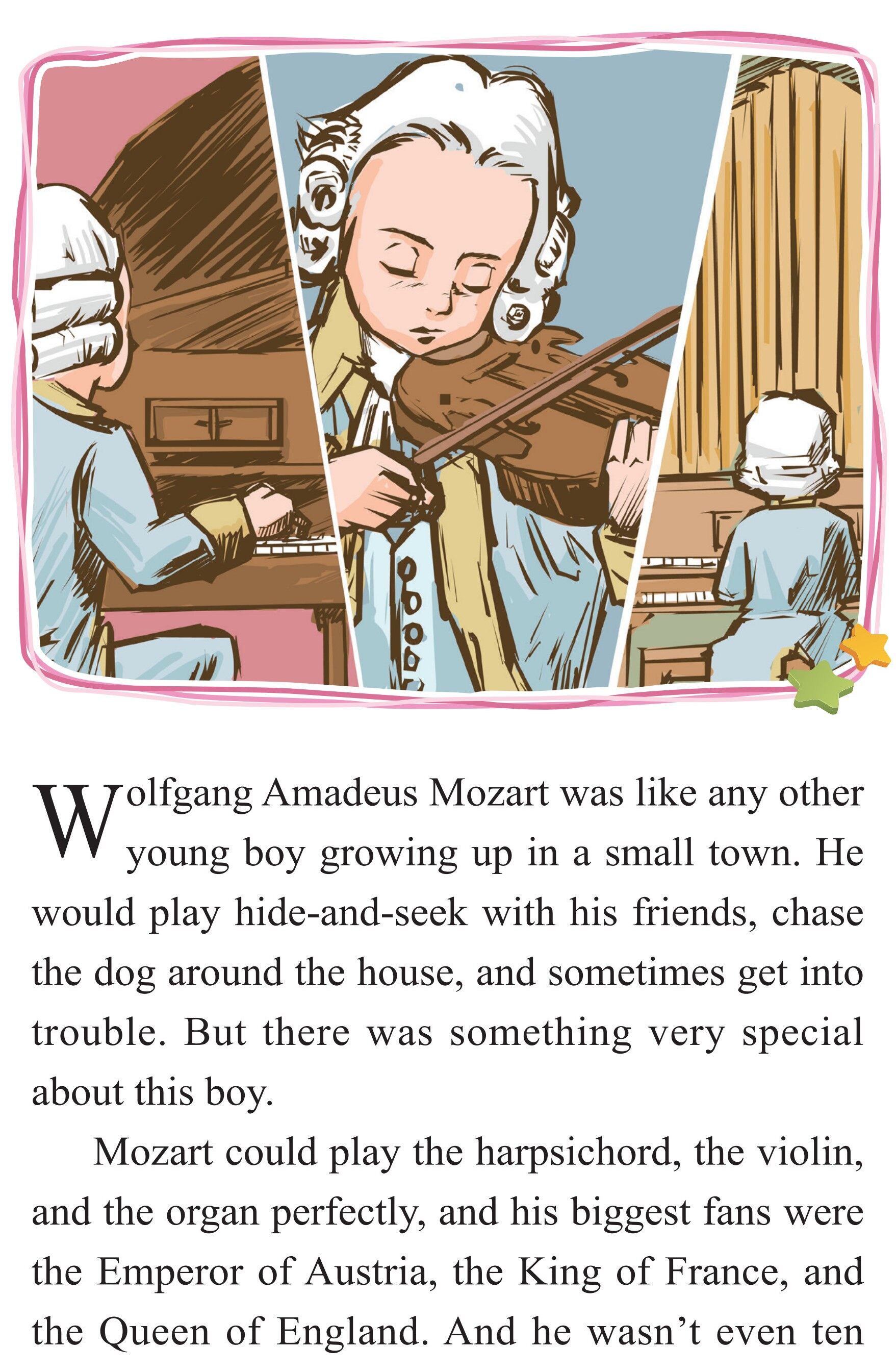 Mozart：A Little Genius on the Harpsichord绘本故事第3页