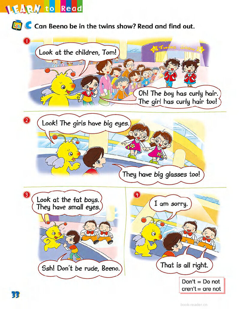 6 Look at me!绘本故事第5页