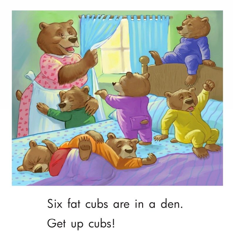 Six cubs绘本故事第3页