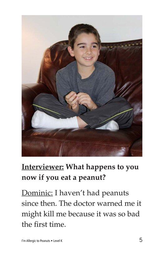 I'm Allergic to Peanuts绘本故事第5页
