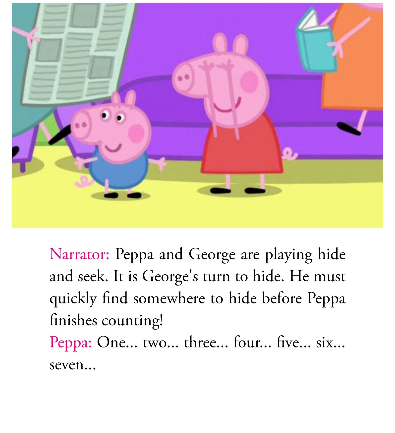 Hide and seek绘本故事第3页