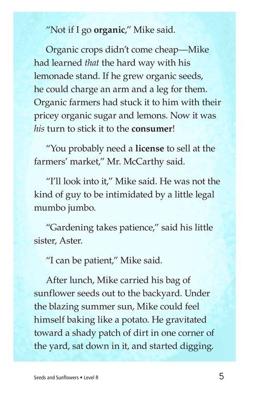 Book 3 Seeds and Sunflowers绘本故事第5页