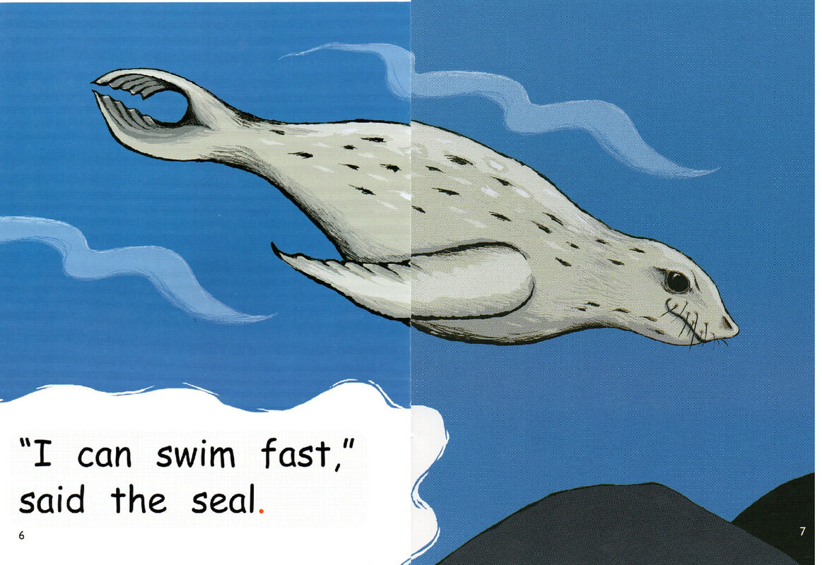 Watch Me Swim绘本故事第5页