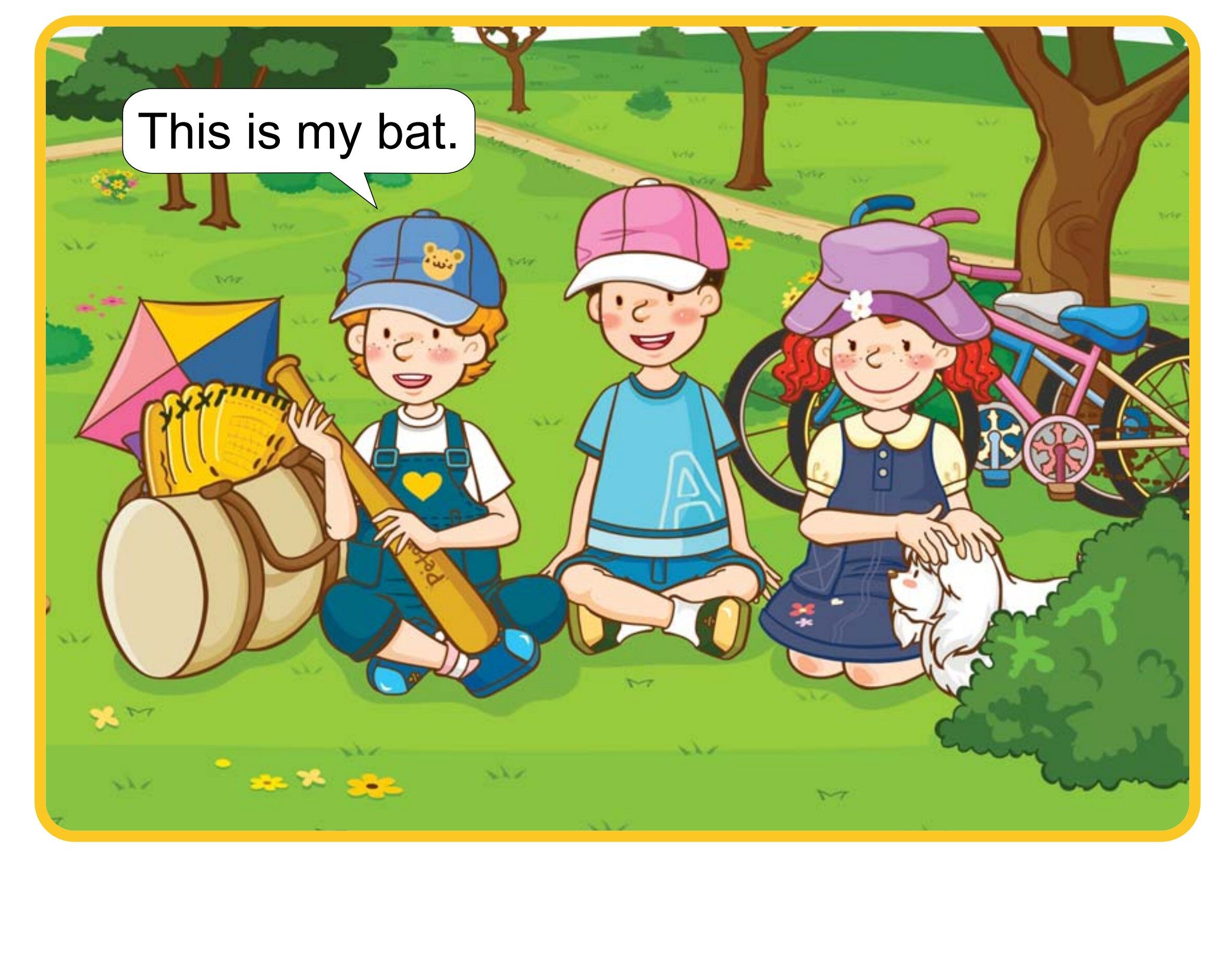 This Is My Bat绘本故事第2页