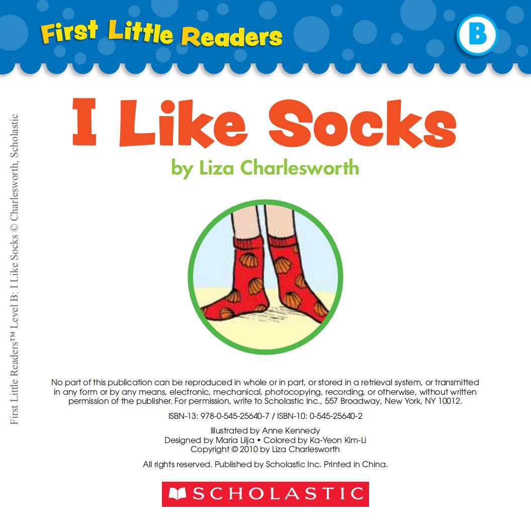I Like Socks绘本故事第2页